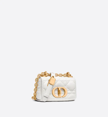 01894E47-FE46-4F34-3137-71F0BB639857-1 MICRO DIOR CARO BAG Latte. - Image 1