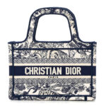 CHRISTIAN DIOR Mini Toile  Book Tote Blue. - Image 4
