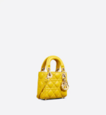 MICRO LADY DIOR BAG Yellow. - Image 7