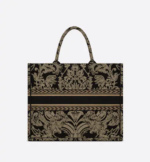 LARGE DIOR BOOK TOTE Black and White (42 x 35 x 18.5 cm). - Image 4