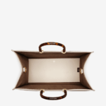 Sunshine Large - Pink leather shopper. - Image 4