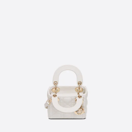 MICRO LADY DIOR BAG Latte.