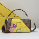 2 color handmade illustration bag. - Image 5