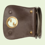 Shoulder Bag With Round Dark Coffee. - Image 5