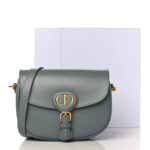 CHRISTIAN DIOR Box Calfskin Small Bobby Bag Gray. - Image 4