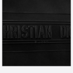 DIOR BOOK TOTE Black Calfskin (36 x 27.5 x 16.5 cm).