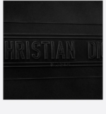 DIOR BOOK TOTE Black Calfskin (36 x 27.5 x 16.5 cm).