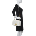 CHRISTIAN Large Caro Bag Ivory. - Image 2