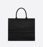 LARGE DIOR BOOK TOTE Black Dior Calfskin (42 x 35 x 18.5 cm).