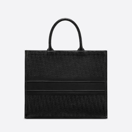 LARGE DIOR BOOK TOTE Black Dior Calfskin (42 x 35 x 18.5 cm).