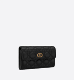 DIOR CARO WALLET Black. - Image 4