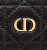 DIOR CARO FIVE-SLOT CARD HOLDER Black. - Image 2