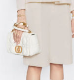 DIOR CARO BAG Latte Matte Padded  Calfskin.