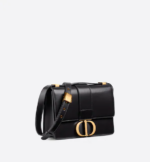 30 MONTAIGNE BAG Black Box Calfskin. - Image 2