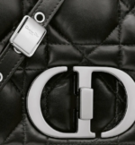LARGE DIOR CARO BAG Black Calfskin. - Image 2