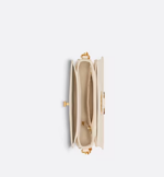 30 MONTAIGNE AVENUE BAG Dusty Ivory Box Calfskin.