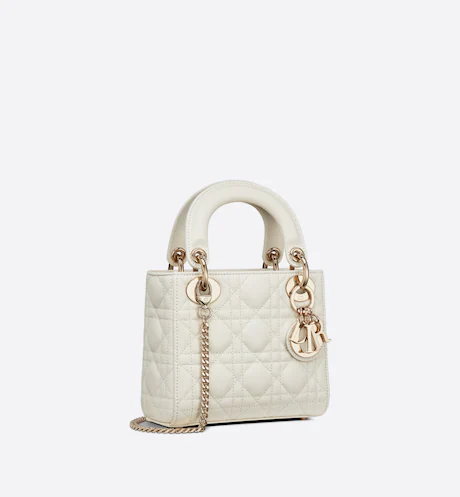 495284DB-55EC-4EA1-7438-D0712C29D1A1-1 MINI LADY DIOR BAG Latte. - Image 1