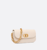 30 MONTAIGNE AVENUE BAG Dusty Ivory Box Calfskin. - Image 5
