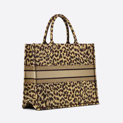 LARGE DIOR BOOK TOTE (42 x 35 x 18.5 cm).