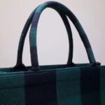 Dior Book Tote Bag  Check Canvas. - Image 3
