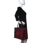 CHRISTIAN DIOR Pop Heart I Love Paris Book Tote Red.