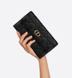 DIOR CARO WALLET Black. - Image 3