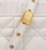 DIOR CARO BAG Latte Matte Padded  Calfskin. - Image 4