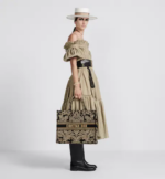 LARGE DIOR BOOK TOTE Black and White (42 x 35 x 18.5 cm). - Image 5