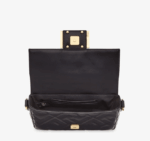 Baguette Mini Black leather bag. - Image 4