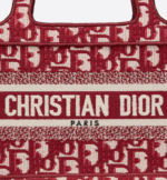 MINI DIOR BOOK TOTE Burgundy Dior (22.5 x 15 x 6 cm). - Image 3