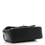 Mini Top Handle Flap in Black. - Image 4
