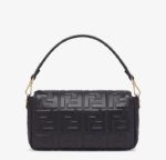 Baguette Black leather bag. - Image 3