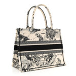 CHRISTIAN DIOR Canvas  Zodiac Toile  Book Tote Latte. - Image 3