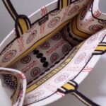 Dior Book Tote Bag In ed Geometric Canvas. - Image 6