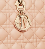 LARGE LADY DIOR BAG Sand Pink. - Image 4