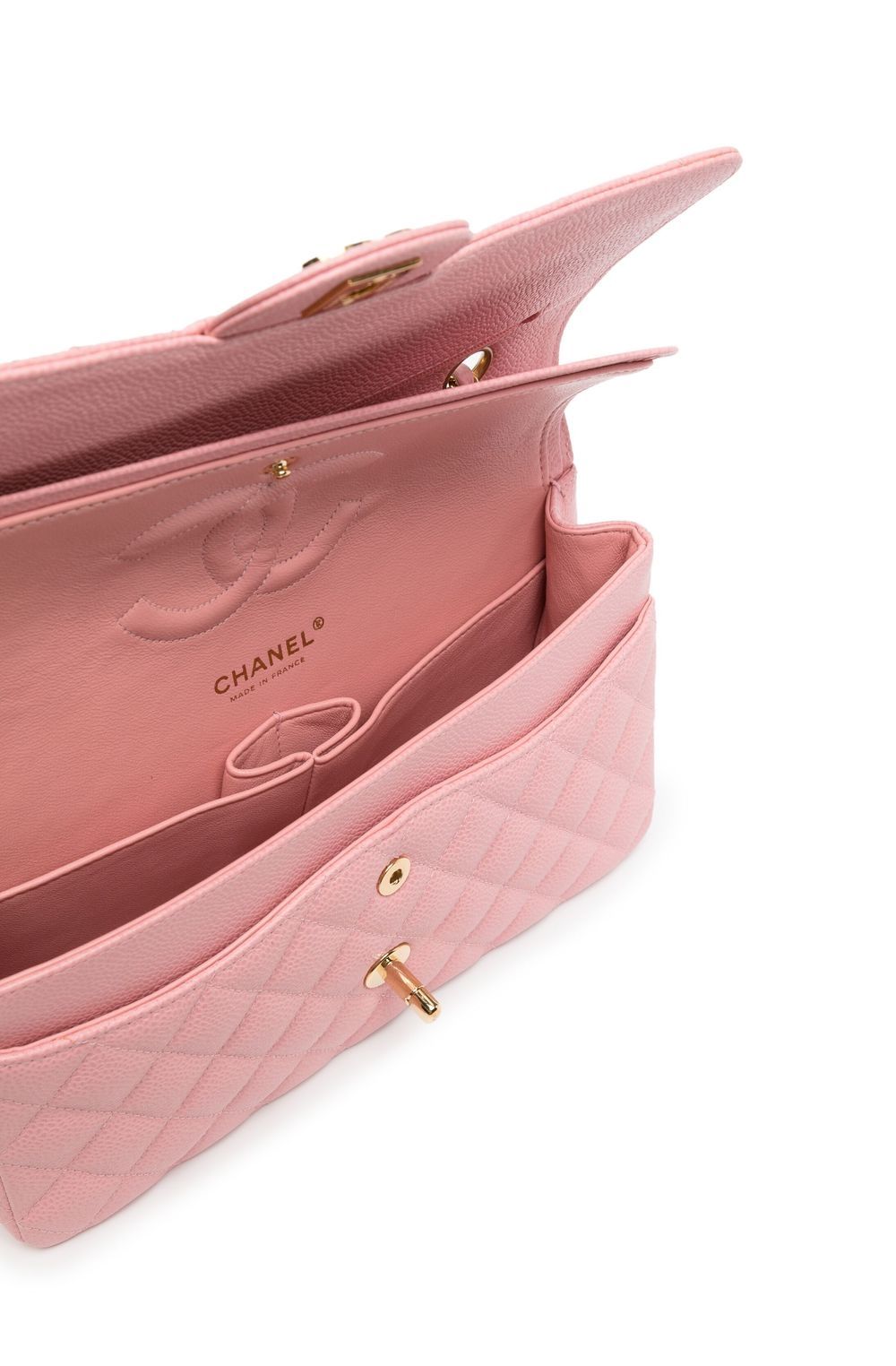 88BE6094-74C4-D712-EA19-CA16045E0024-1 Pre-Owned 2005 medium Double Flap shoulder bag. - Image 1