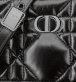 DIOR CARO BOX BAG Black  Calfskin. - Image 4