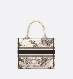 SMALL DIOR BOOK TOTE Latte Toile de (26.5 x 21 x 14 cm). - Image 2