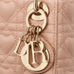 MICRO LADY DIOR BAG Pink  with Heart Motif.