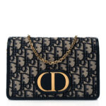 CHRISTIAN DIOR Oblique 30 Montaigne 2-In-1 Pouch Blue. - Image 3