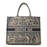 CHRISTIAN DIOR Large Toile Book Tote Blue. - Image 3