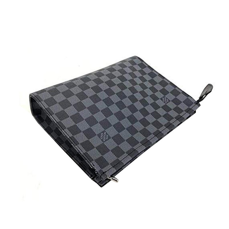 AF9455CA-A6A3-532B-3F3E-7E64B7E43260 Damier Ebene Clutches Black. - Image 1