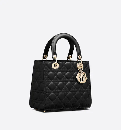 B3AD9B16-B157-960D-5DE9-50350643E4E1-1 LADY DIOR BAG Black. - Image 1