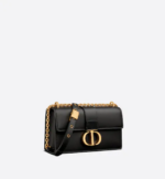 30 MONTAIGNE BAG WITH CHAIN Black Calfskin. - Image 5
