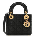 CHRISTIAN Mini Lady Dior Black. - Image 3
