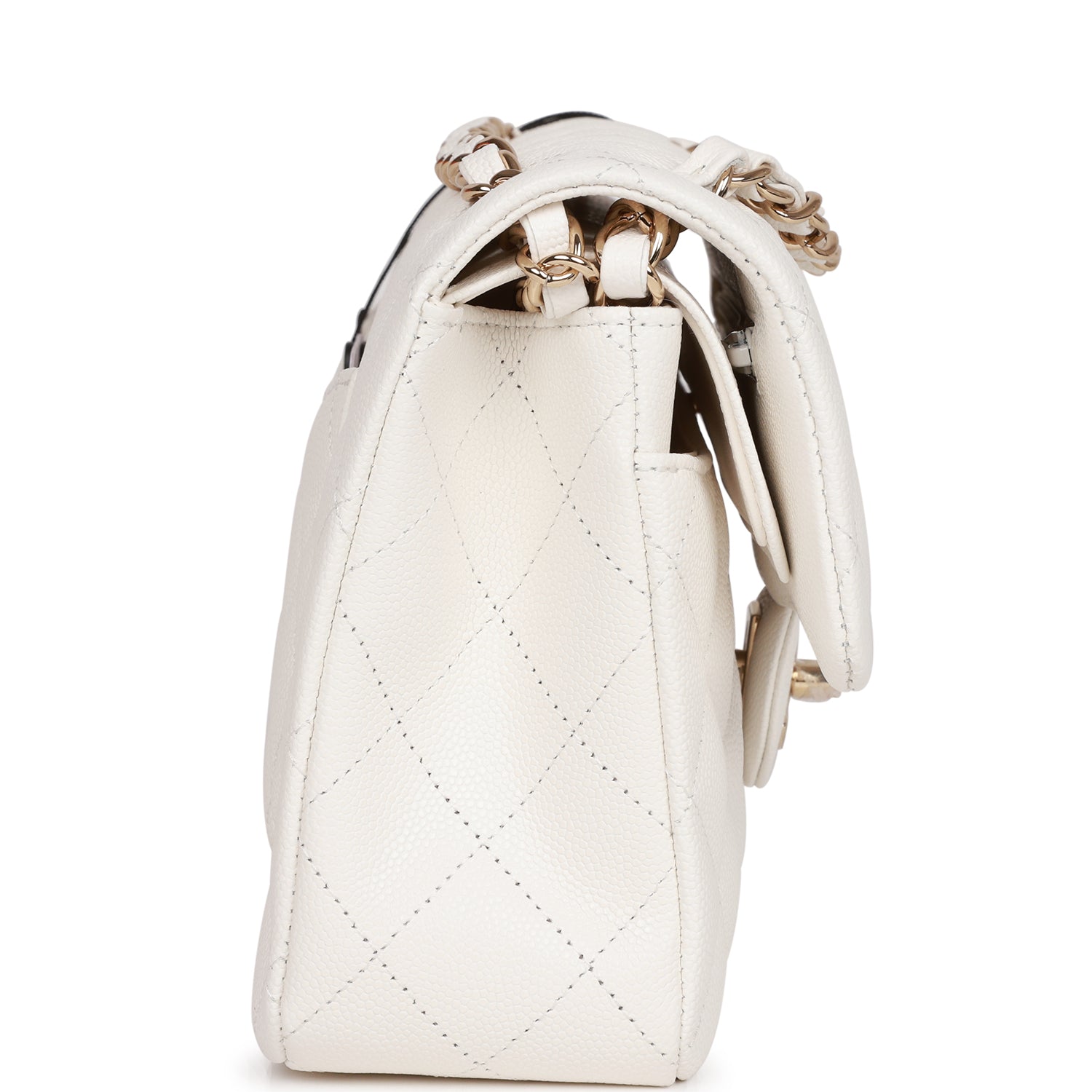 C8957747-4714-9647-E0E7-FC01AFF6D0D6-1 Small Double Flap White Light Hardware. - Image 1