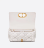 DIOR CARO BAG Latte Matte Padded  Calfskin. - Image 5