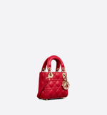 MICRO LADY DIOR BAG Scarlet Red.