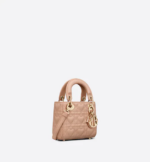 MICRO LADY DIOR BAG Pink with Heart Motif. - Image 2