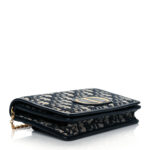 CHRISTIAN DIOR Oblique 30 Montaigne 2-In-1 Pouch Blue. - Image 2